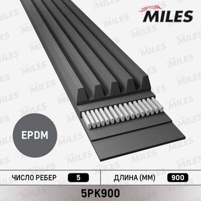 Miles 5PK900 - Поликлиновой ремень autospares.lv