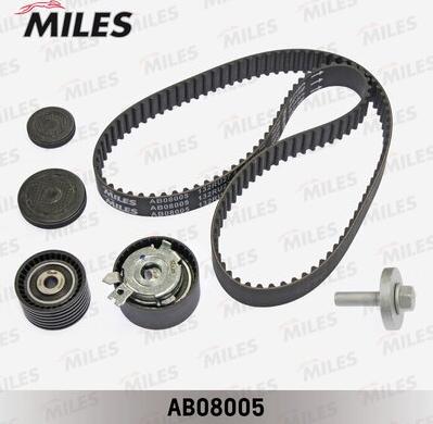 Miles AB08005 - Комплект зубчатого ремня ГРМ autospares.lv