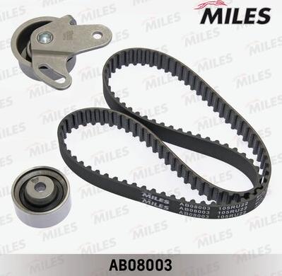 Miles AB08003 - Комплект зубчатого ремня ГРМ autospares.lv