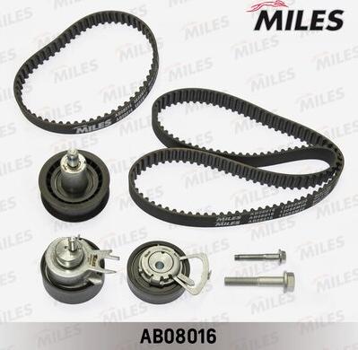 Miles AB08016 - Комплект зубчатого ремня ГРМ autospares.lv