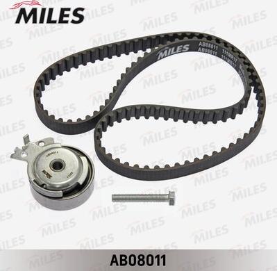 Miles AB08011 - Комплект зубчатого ремня ГРМ autospares.lv