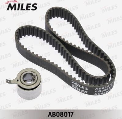 Miles AB08017 - Комплект зубчатого ремня ГРМ autospares.lv