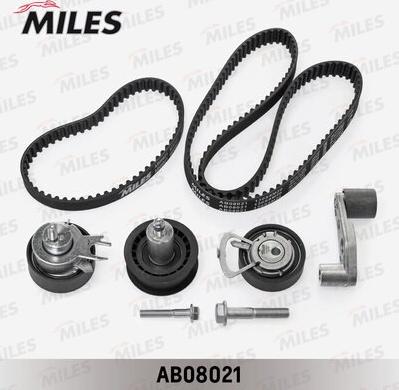 Miles AB08021 - Комплект зубчатого ремня ГРМ autospares.lv