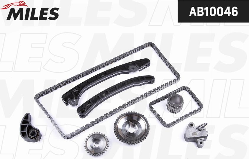 Miles AB10046 - Комплект цепи привода распредвала autospares.lv