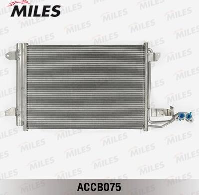 Miles ACCB075 - Конденсатор кондиционера autospares.lv