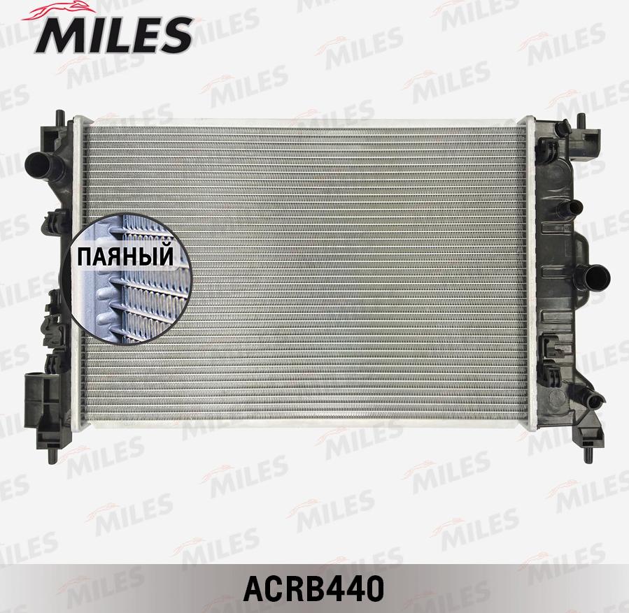 Miles ACRB440 - Радиатор, охлаждение двигателя autospares.lv