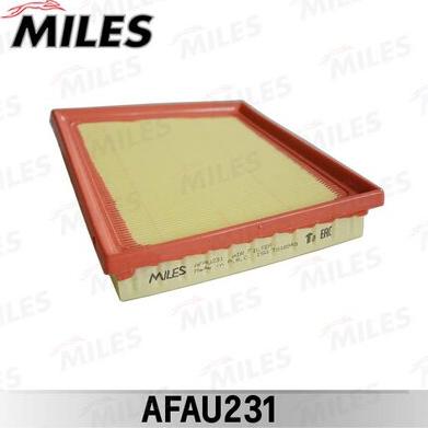 Miles AFAU231 - Воздушный фильтр, двигатель autospares.lv