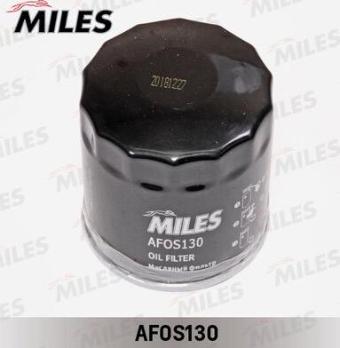 Miles AFOS130 - Масляный фильтр autospares.lv