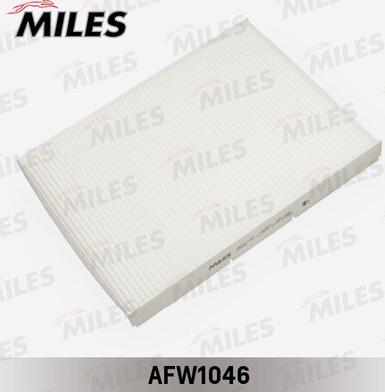 Miles AFW1046 - Фильтр воздуха в салоне autospares.lv