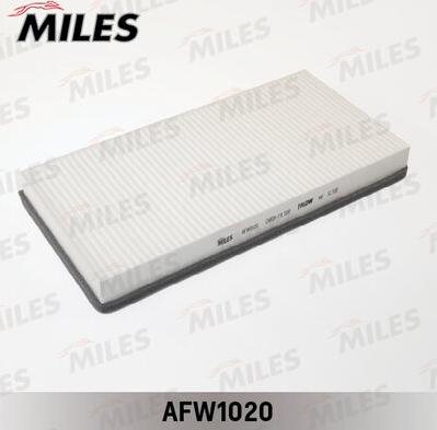 Miles AFW1020 - Фильтр воздуха в салоне autospares.lv