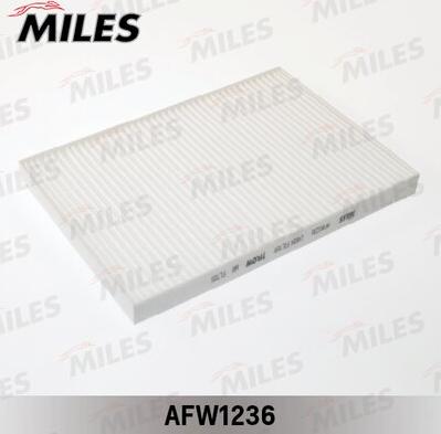 Miles AFW1236 - Фильтр воздуха в салоне autospares.lv