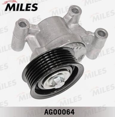 Miles AG00064 - Натяжитель, поликлиновый ремень autospares.lv