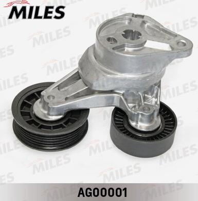 Miles AG00001 - Натяжитель, поликлиновый ремень autospares.lv