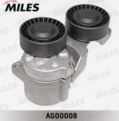 Miles AG00008 - Натяжитель, поликлиновый ремень autospares.lv