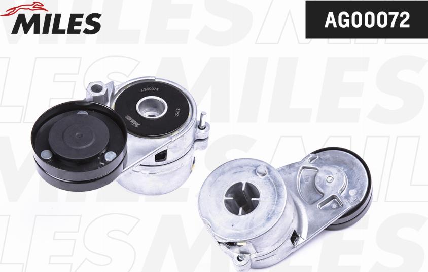 Miles AG00072 - Натяжитель, поликлиновый ремень autospares.lv