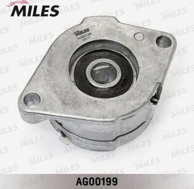 Miles AG00199 - Натяжитель, поликлиновый ремень autospares.lv