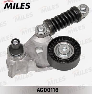 Miles AG00116 - Натяжитель, поликлиновый ремень autospares.lv
