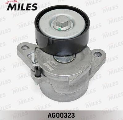 Miles AG00323 - Ролик, поликлиновый ремень autospares.lv