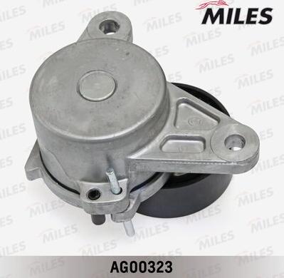 Miles AG00323 - Ролик, поликлиновый ремень autospares.lv