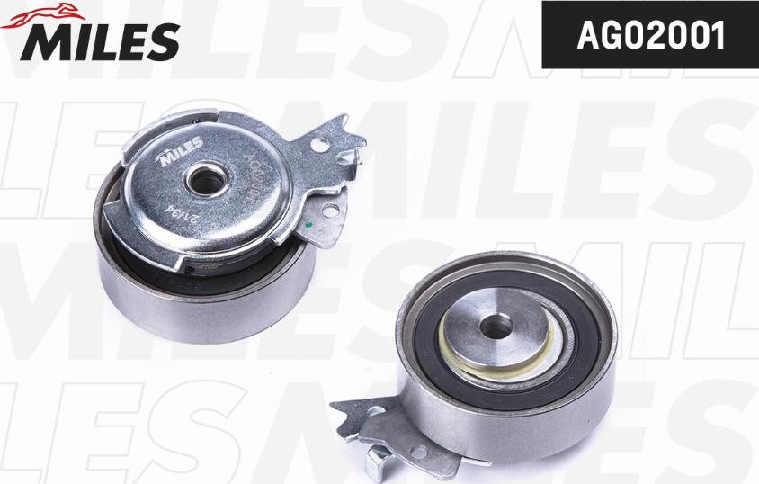 Miles AG02001 - Натяжной ролик, зубчатый ремень ГРМ autospares.lv