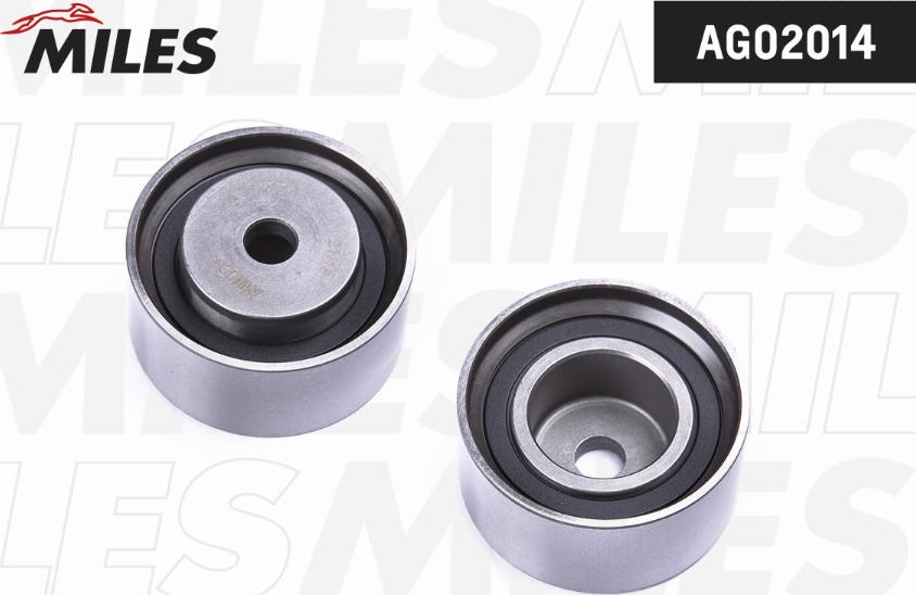 Miles AG02014 - Направляющий ролик, зубчатый ремень ГРМ autospares.lv