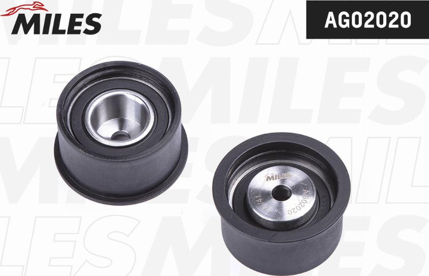 Miles AG02020 - Направляющий ролик, зубчатый ремень ГРМ autospares.lv