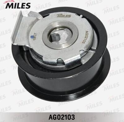 Miles AG02103 - Натяжной ролик, зубчатый ремень ГРМ autospares.lv