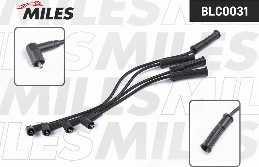 Miles BLC0031 - Комплект проводов зажигания autospares.lv