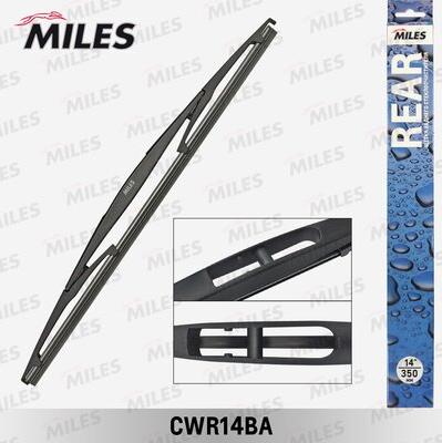 Miles CWR14BA - Щетка стеклоочистителя autospares.lv