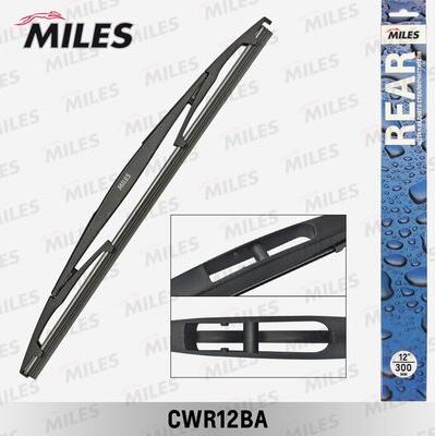 Miles CWR12BA - Щетка стеклоочистителя autospares.lv