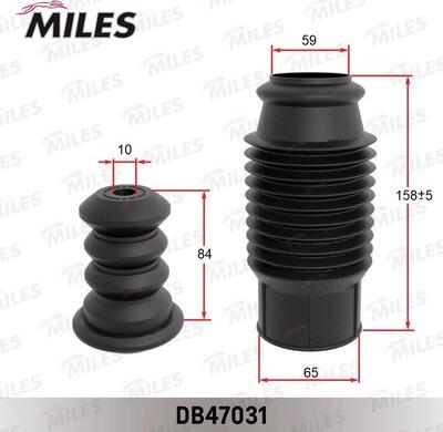 Miles DB47031 - Пылезащитный комплект, амортизатор autospares.lv