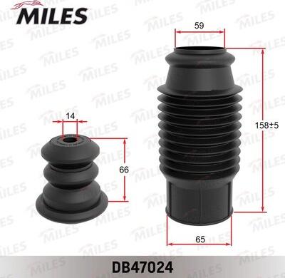 Miles DB47024 - Пылезащитный комплект, амортизатор autospares.lv