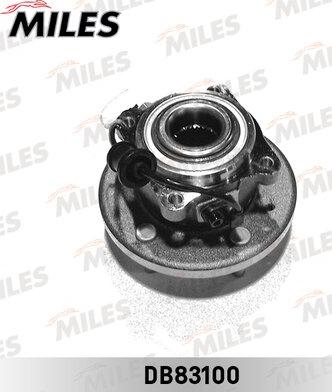 Miles DB83100 - Подшипник ступицы колеса, комплект autospares.lv