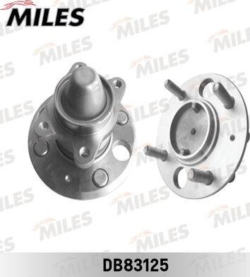 Miles DB83125 - Подшипник ступицы колеса, комплект autospares.lv
