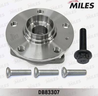 Miles DB83307 - Подшипник ступицы колеса, комплект autospares.lv