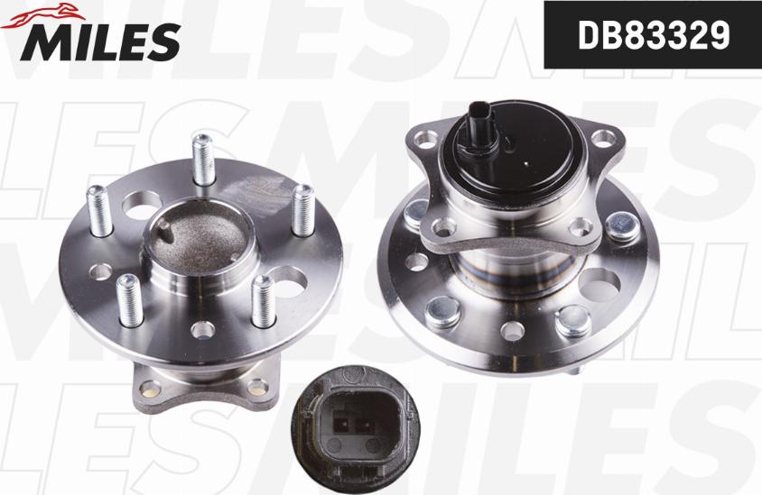 Miles DB83329 - Ступица колеса, поворотный кулак autospares.lv