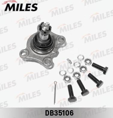 Miles DB35106 - Шаровая опора, несущий / направляющий шарнир autospares.lv