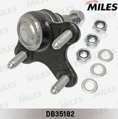 Miles DB35182 - Шаровая опора, несущий / направляющий шарнир autospares.lv