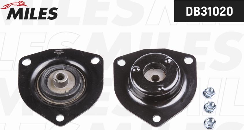 Miles DB31020 - Опора стойки амортизатора, подушка autospares.lv