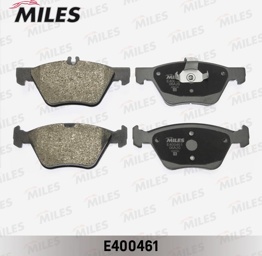 Miles E400461 - Тормозные колодки, дисковые, комплект autospares.lv