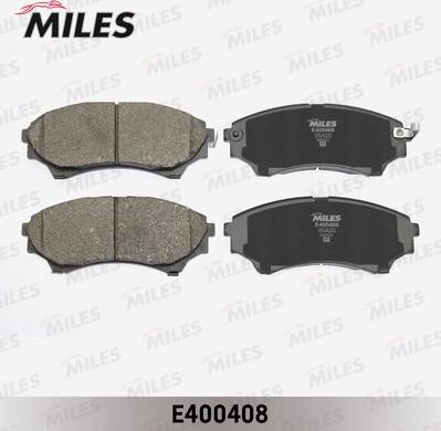 Miles E400408 - Тормозные колодки, дисковые, комплект autospares.lv