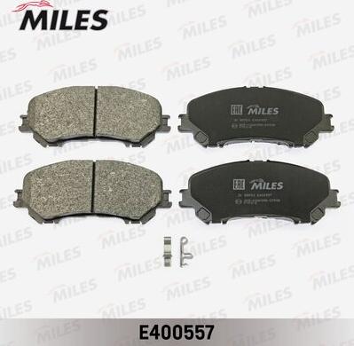 Miles E400557 - Тормозные колодки, дисковые, комплект autospares.lv