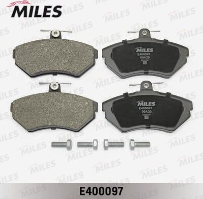 Miles E400097 - Тормозные колодки, дисковые, комплект autospares.lv