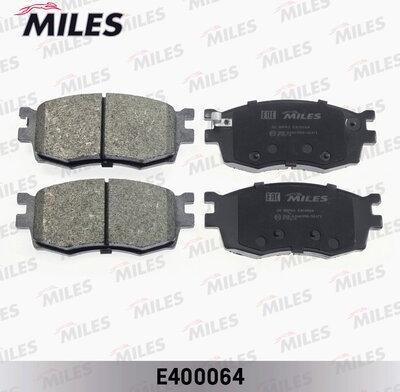 Miles E400064 - Тормозные колодки, дисковые, комплект autospares.lv