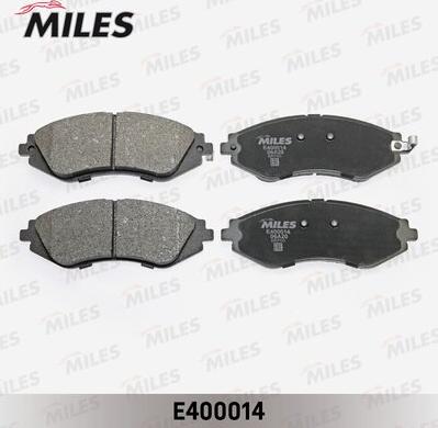 Miles E400014 - Тормозные колодки, дисковые, комплект autospares.lv