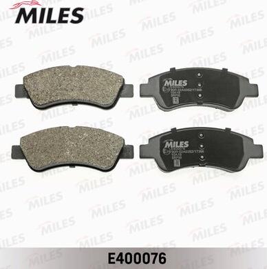 Miles E400076 - Тормозные колодки, дисковые, комплект autospares.lv