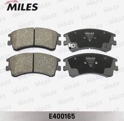 Miles E400165 - Тормозные колодки, дисковые, комплект autospares.lv