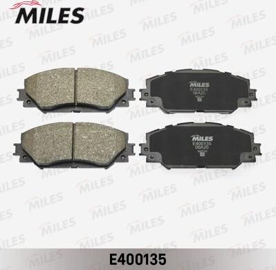 Miles E400135 - Тормозные колодки, дисковые, комплект autospares.lv