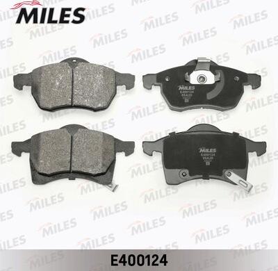 Miles E400124 - Тормозные колодки, дисковые, комплект autospares.lv