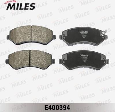 Miles E400394 - Тормозные колодки, дисковые, комплект autospares.lv